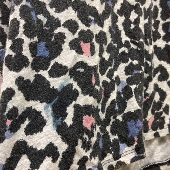 Calvin Klein | Hooded Shirt XL Black/Multi Colored Animal Print Athleisure - Picture 8 of 11